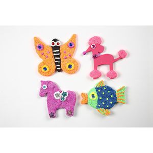 Produktbild für Modelliermasse Foam-Clay Glitter-Set, 78816