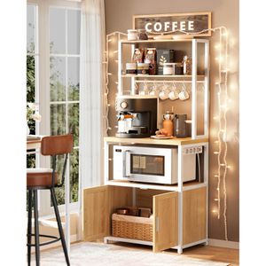 Produktbild für Küchenregal Vasagle KKS058K02, goldeiche