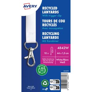 Produktbild für Schlüsselband Zweckform 4842W, weiß