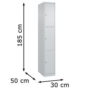 Produktbild für Schließfachschrank CP-Möbel Classic Plus lichtgrau