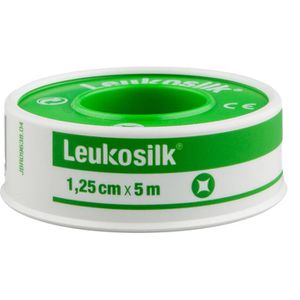 Produktbild für Fixierpflaster Leukosilk Heftpflaster, 5m x 1,25cm