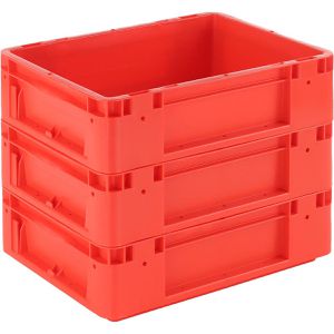 Produktbild für Eurobox Alpha-Paletten Silverline, rot, 10 Liter