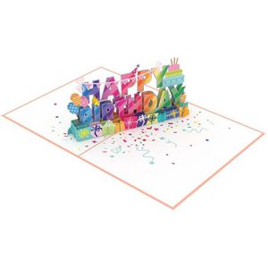 Produktbild für Geburtstagskarten papercrush 3D Happy Birthday