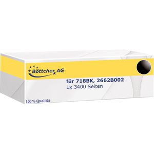 Produktbild für Toner Böttcher-AG für Canon 718BK, 2662B002