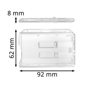 Produktbild für Kartenhalter Karteo 6420-KCS-0, Hartplastik