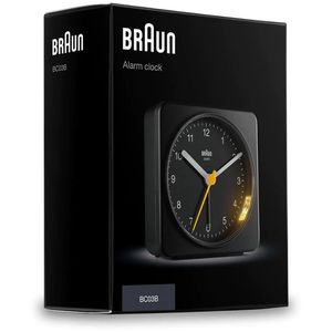 Produktbild für Wecker Braun BC03B schwarz, analog
