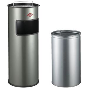 Produktbild für Aschenbecher Wesco 150831-03, neusilber, für Outdoor