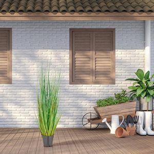Produktbild für Kunstpflanze Creativ-green Miscanthus, für außen