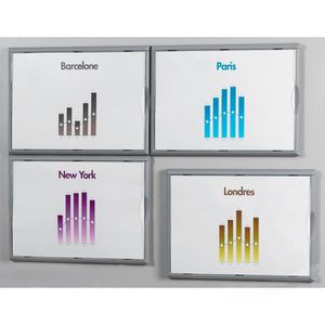 Produktbild für Prospekthalter Paperflow 4066x4.35 Info, silber