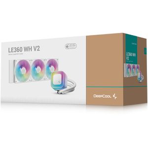 Produktbild für CPU-Kühler DeepCool LE360 V2, R-LE360-WHAMMN-G-2, PWM