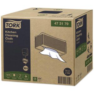 Produktbild für Einwegtücher Tork 473179, W4, weiß