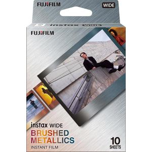 Sofortbildfilm Fujifilm Instax WIDE Brushed Metal