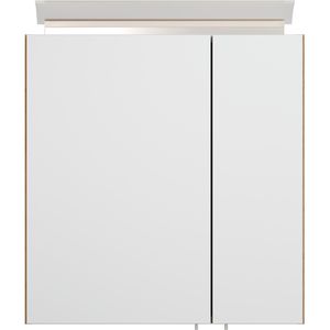 Produktbild für Spiegelschrank Posseik eiche gold
