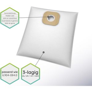 Produktbild für Staubsaugerbeutel McFilter KA 34, 10 Stück