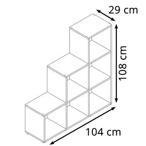 Produktbild für Bücherregal Vicco 05002, schwarz