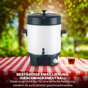 Produktbild für Einkochautomat Clatronic EKA 3338, weiß, aus Metall