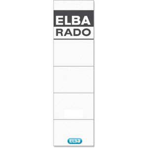 Rückenschilder Elba 100420960 rado plast, weiß