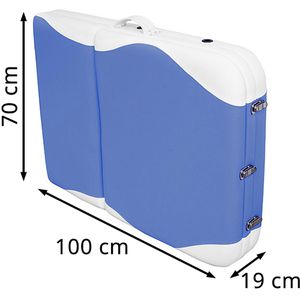 Produktbild für Massageliege Teqler Sentosa, aus Aluminium, klappbar