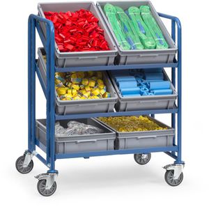 Produktbild für Eurokastenwagen Fetra 2392, mit 6 Eurokästen