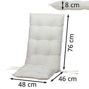 Produktbild für Auflage Deuba Cozy Vanoma, 108068, aus Polyester
