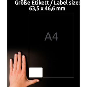 Produktbild für Adressetiketten Zweckform LR7161-100 Recycling