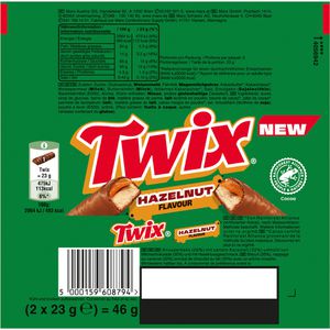 Produktbild für Schokoriegel Twix Hazelnut