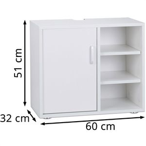 Produktbild für Waschbeckenunterschrank Relaxdays 10023723, stehend