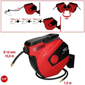 Produktbild für Druckluftschlauchtrommel KS-Tools 515.3440, 15+1,5m