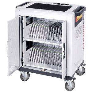 Produktbild für Tabletwagen Parat Paraproject Trolley i32 Pro, weiß
