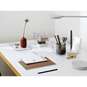 Produktbild für Deckel-Aufbewahrungsbox Smartstore Compact M, transparent
