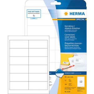 Universaletiketten Herma 4228 Special, weiß