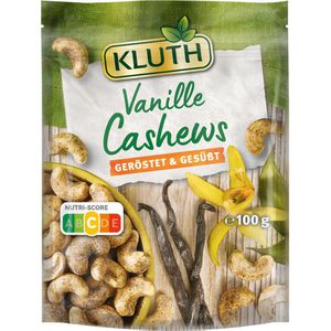 Kluth Cashewkerne Vanille Cashews, geröstet und gesüßt, 150g