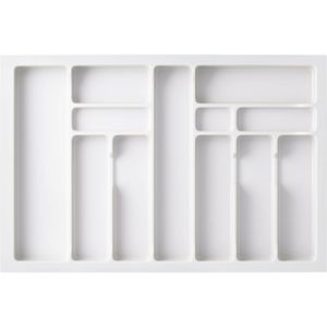 Produktbild für Besteckkasten Sossai Divio, weiß, aus Kunststoff
