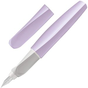 Pelikan Füller Twist eco Lavender, aus – P457, & Links- mattlila Böttcher Kunststoff, Feder AG M, Rechtshänder