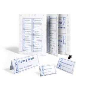 Produktbild für Einsteckschilder Durable 145602 BADGEMAKER