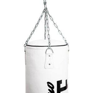 Produktbild für Boxsack Benlee Donato, weiß, gefüllt mit Textilresten, 56 kg