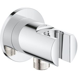 Produktbild für Wandanschlussbogen GROHE Vitalio Universal, rund, verchromt