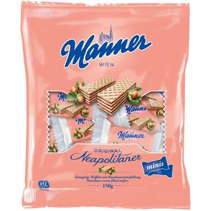 Waffeln Manner Original Neapolitaner Minis,laktosefrei & vegan
