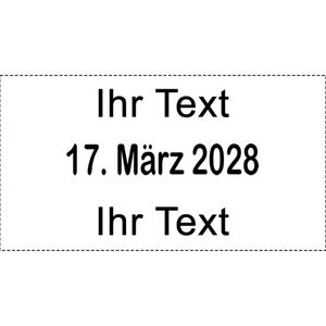 Produktbild für Datumstempel Colop Classic Line 2160, schwarz, selbstfärbend
