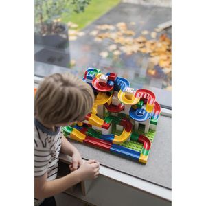 Produktbild für Murmelbahn-Erweiterung HUBELINO 420473 Bahnelemente Set