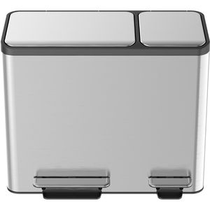 Produktbild für Mülleimer EKO EcoCasa, VB 912846, matt silber