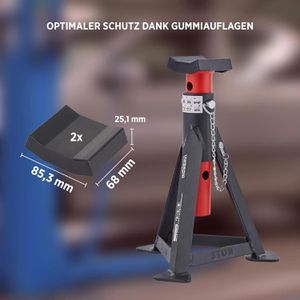 Produktbild für Rangierwagenheber Arebos AR-HE-HRW+UB, Set 3 tlg.