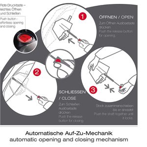 Produktbild für Regenschirm Knirps T.400 XL Duomatic, black