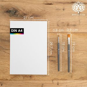 Produktbild für Aquarellpapier OfficeTree 1741, Block, A4