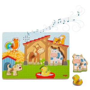 Produktbild für Motorikspielzeug Haba Soundpuzzle - Auf dem Land