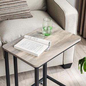 Produktbild für Beistelltisch Vasagle LNT050B02, graubraun