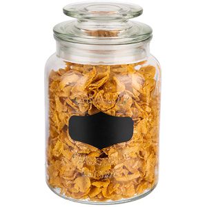 Vorratsglas APS Note 82265, mit Glasdeckel & Beschriftungsfeld