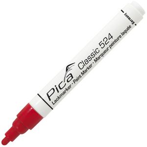 Lackmarker Pica Classic 524, wasserfest & permanent, rot