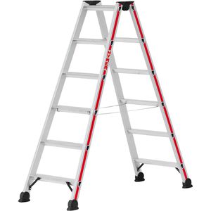Stehleiter Hymer 402412, beidseitig begehbar