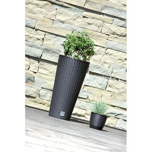 Produktbild für Übertopf Prosperplast Rato Tubus, anthrazit, Ø 30 x 57 cm